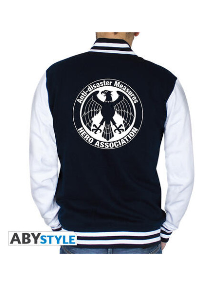 One Punch Man: Hero Association Navy/White (Giacca Unisex Tg. L)