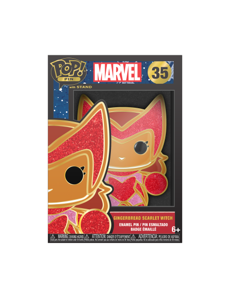 Marvel: Funko Pop! Large Enamel Pin - Gingerbread - Scarlett