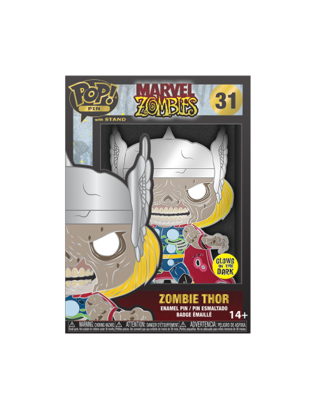 Marvel: Funko Pop! Large Enamel Pin - Zombie Thor (Pin 31)