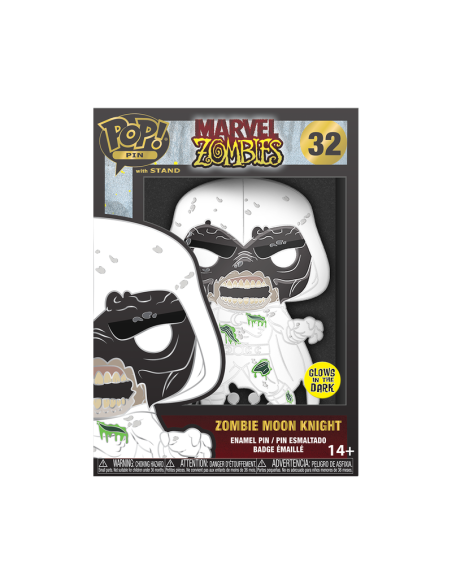 Marvel: Funko Pop! Large Enamel Pin - Zombie Moon Knight (Pin 32)