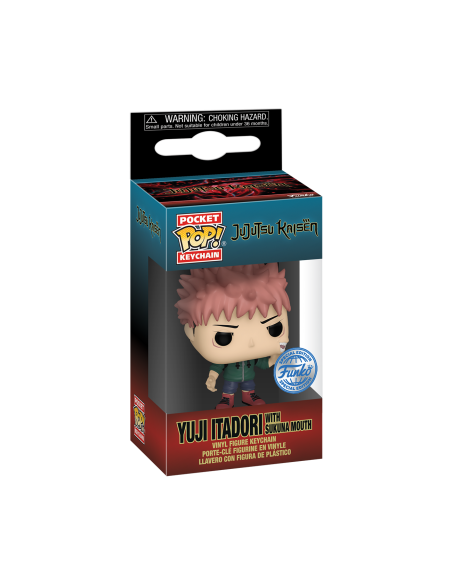 Jujutsu Kaisen: Funko Pop! Keychain - Yuji Itadori (With Sakura Mouth)