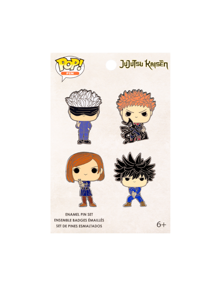 Jujutsu Kaisen: Funko Pop! Pin - 4 Packs Pin Set (Set Spille)