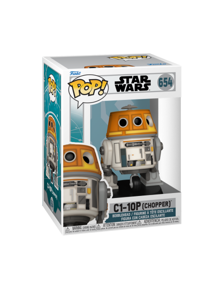 Star Wars: Funko Pop! Vinyl - Ahsoka Season One - C1-10P (Chopper) (Vinyl Figure 654)
