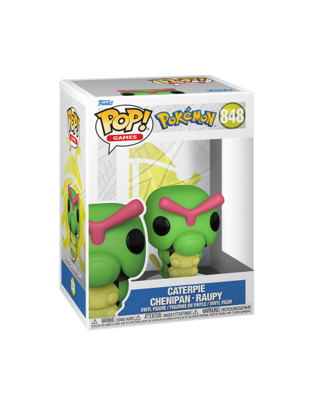 Pokemon: Funko Pop! Games - Caterpie Chenipan Raupy (Vinyl Figure 848)