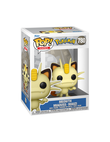 Pokemon: Funko Pop! Games - Meowth (Vinyl Figure 780)