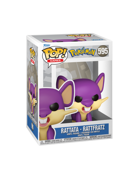 Pokemon: Funko Pop! Games - Rattata Rattfratz (Vinyl Figure 595)