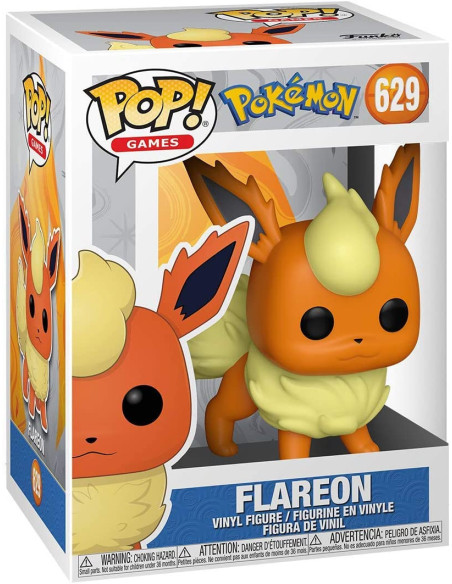 Pokemon: Funko Pop! Games - Flareon (Vinyl Figure 629)