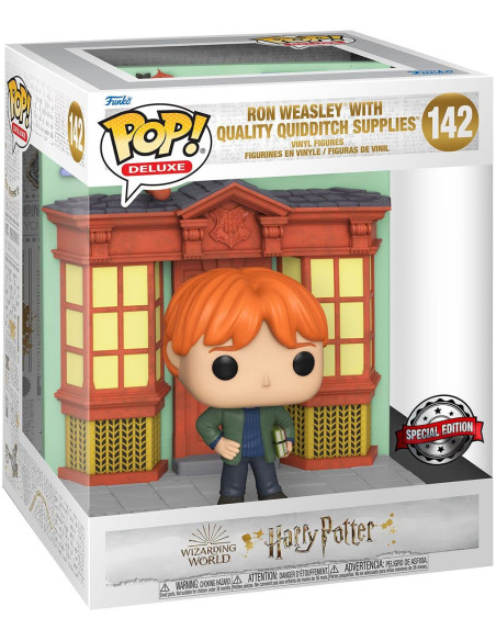 Harry Potter: Funko Pop! Deluxe - Diagon Alley - Quidditch Supplies Store W/Ron