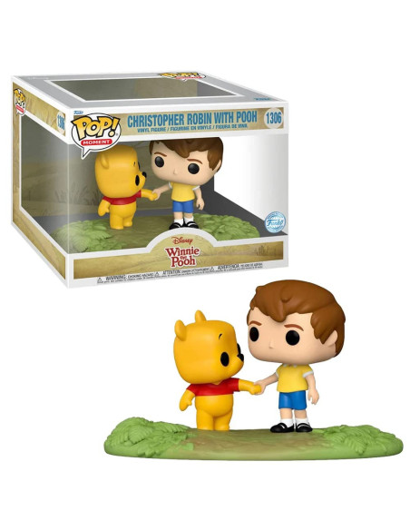 Disney: Funko Pop! Moments - Winnie The Pooh - Christopher Robin With Pooh (Vinyl Figure 1306)