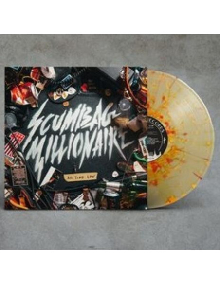 Scumbag Millionaire - All Time Low (Clear, Red and Yellow Splatter)