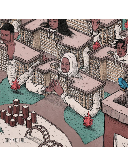 Open Mike Eagle - Brick Body Kids Still Daydream-Red/Cream