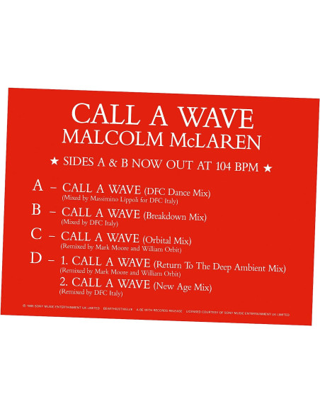 Mclaren, Malcolm And - Call A Wave Remixes