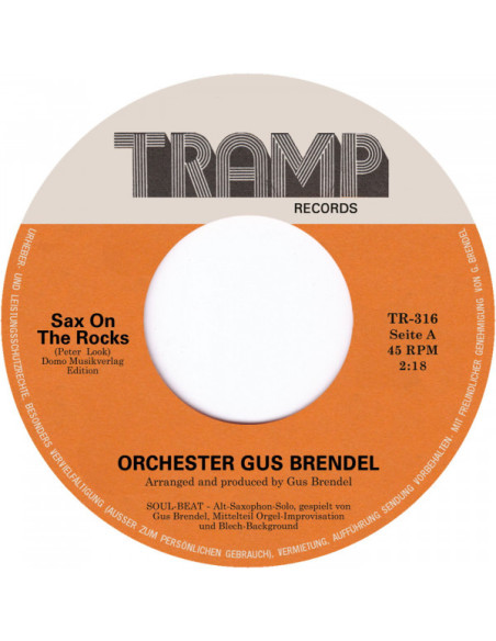 Gus Brendel - Gus Brendel-Sax On The Rocks 7p Vinyl
