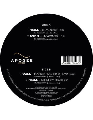 Folual - Apogee Music 001