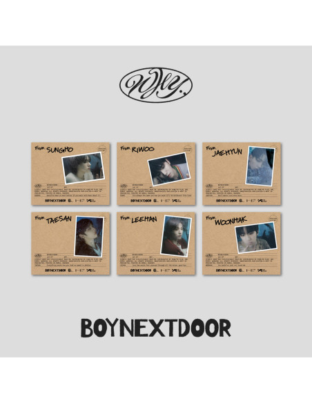 Boynextdoor - Why (Letter Version) (Cd - Envelope - Post Card - Sticker - Poster - Photocard.) - (CD)