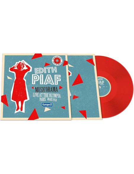 Piaf Edith - Concert Musicorama A L'Olympia, 1958 (2023 Remaster) (Vinyl Red)