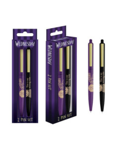 Wednesday: Pyramid - Nevermore (Pen Set 2 Pack / Set Penne)