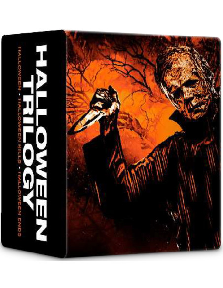 Halloween Trilogy Steelbook Library Case (3 4K Ultra Hd)