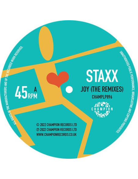Staxx - Joy The Remixes (12p)
