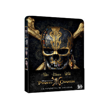 Pirati Dei Caraibi - La Vendetta Di Salazar (Blu Ray 3D + Blu Ray) Steelbook