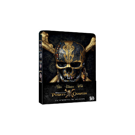 Pirati Dei Caraibi - La Vendetta Di Salazar (Blu Ray 3D + Blu Ray) Steelbook