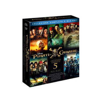 Pirati Dei Caraibi - Collezione Completa 1-5 (5 Blu Ray)