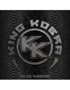 King Kobra - We Are Warriors - Silver/Black Splatter