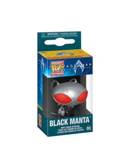 Dc Comics: Funko Pop! Pocket Keychain - Movies - Aquaman And The Lost Kingdom - Black Manta (Portachiavi)