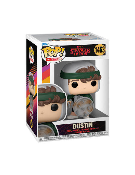 Stranger Things: Funko Pop! Television - Season 4 - Hunter Dustin With Shield (Vinyl Figure 1463)