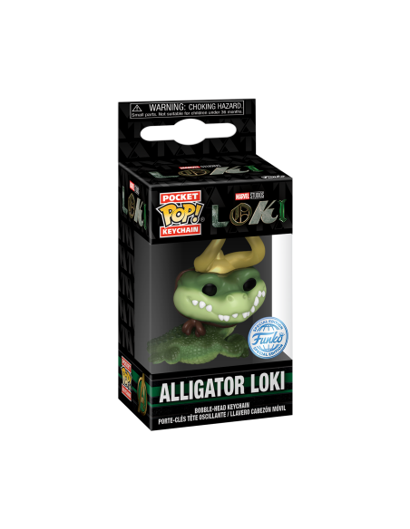 Dc Comics: Funko Pop! Keychain - Loki - Alligator Loki