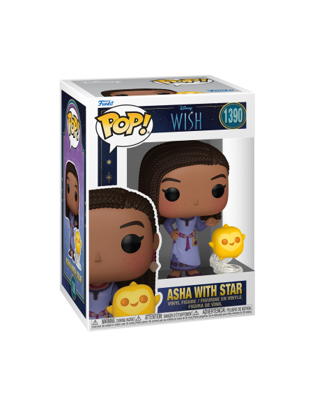 Disney: Funko Pop! and Buddy - Wish - Asha With Star (Vinyl Figure 1390)