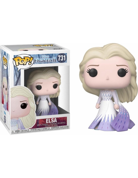 Disney: Funko Pop! - Frozen II - Elsa (Dress) (Vinyl Figure 731)
