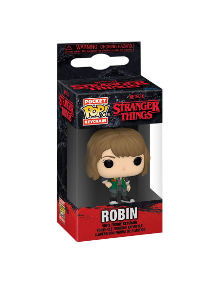 Stranger Things: Funko Pop! Pocket Keychain - Robin (Portachiavi)