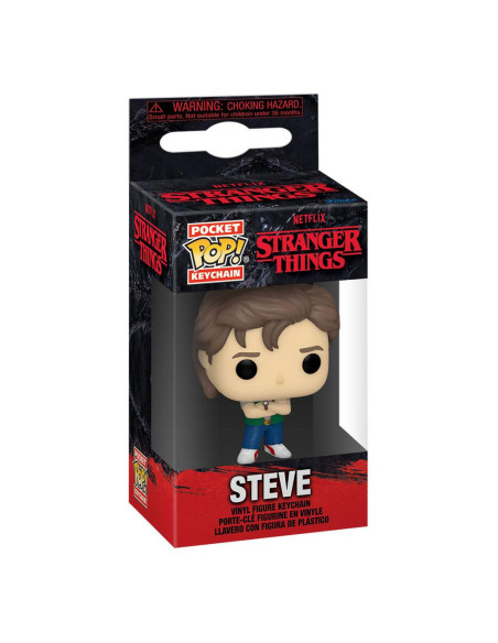 Stranger Things: Funko Pop! Pocket Keychain - Steve (Portachiavi)