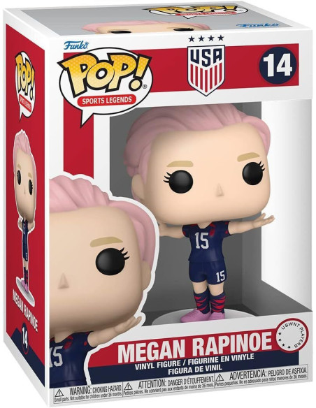 Football: Funko Pop! Sports Legends - Megan Rapinoe (Vinyl Figure 14)