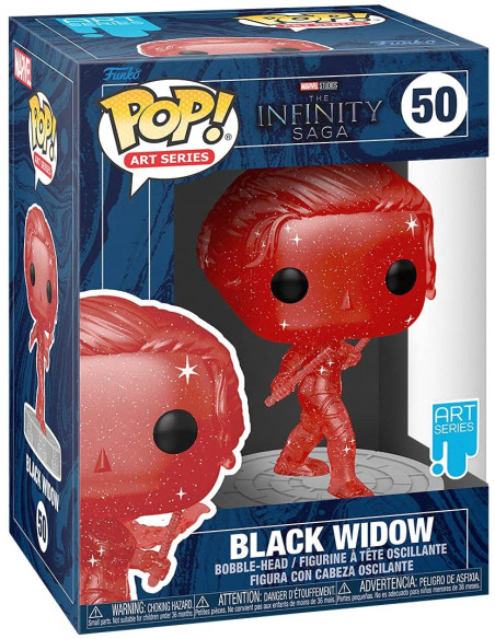 Marvel: Funko Pop! Art Series - Infinity Saga - Black Widow (Yellow) (Vinyl Figure 50)