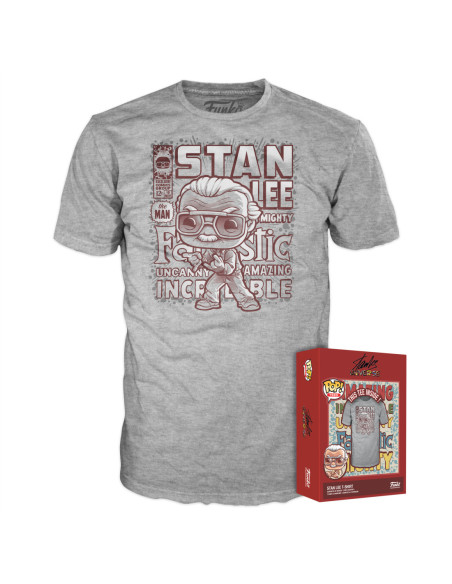 Marvel: Funko Boxed Tee - Stan Lee (T-Shirt Unisex Tg. M)