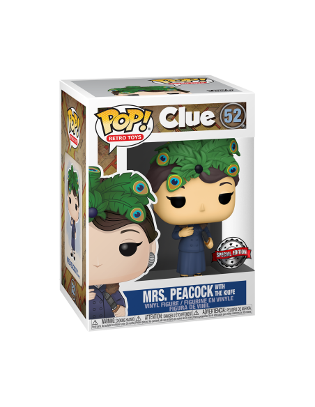 Clue: Funko Pop! Vinyl - Mrs.Peacock W/Knife