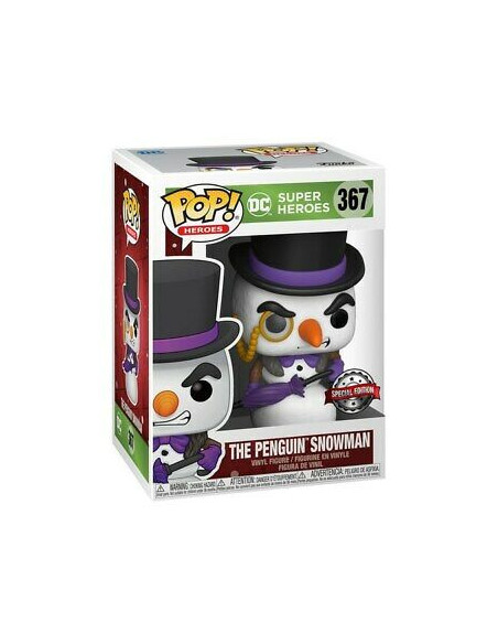 Dc Comics: Funko Pop! Heroes - The Penguin Snowman (Vinyl Figure 367)