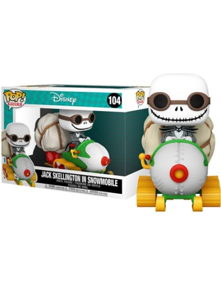 Disney: Funko Pop! Rides - Nightmare Before Christmas - Jack Skellington In Snowmobile (Vinyl Figure 104)