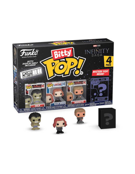 Marvel: Funko Bitty Pop! - The Infinity Saga 4 Packs - Hulk