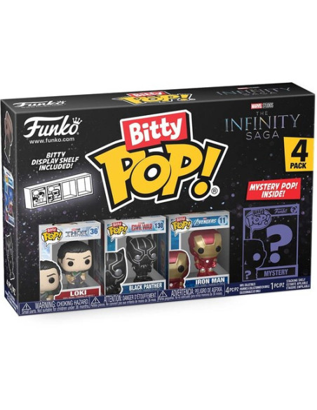 Marvel: Funko Bitty Pop! - The Infinity Saga 4 Packs - Loki