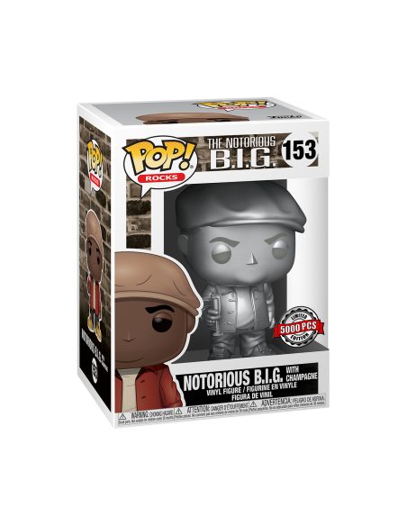 The Nototrius B.I.G.: Funko Pop! Rocks - Nototrius B.I.G. With Champagne (Vinyl Figure 153)
