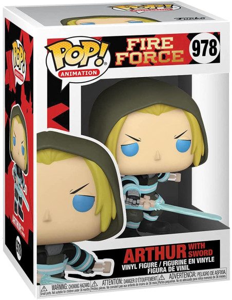 Fire Force: Funko Pop! Animation - Arthur With Sword (Vinyl Figure 978)