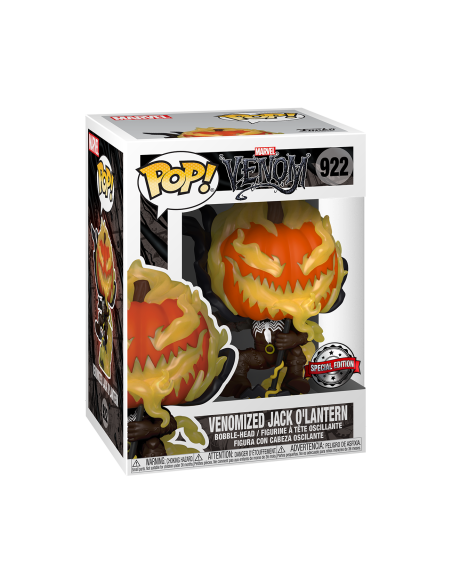 Marvel: Funko Pop! - Venom - Venomized Jack O Lantern (Vinyl Figure 922)