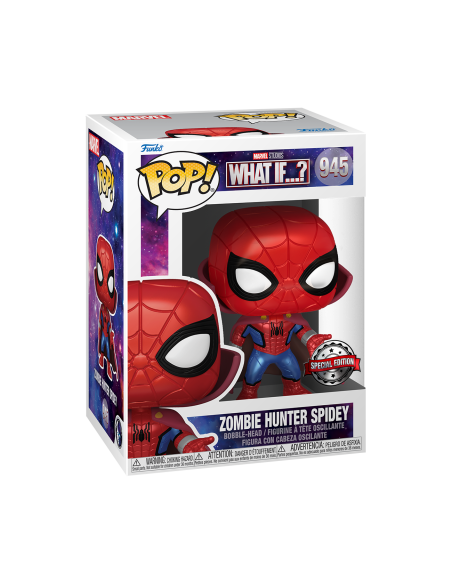 Marvel: Funko Pop! - What If...? - Zombie Hunter Spidey (Vinyl Figure 945)