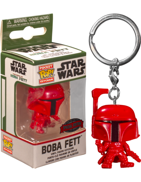 Star Wars: Funko Pop! Pocket Keychain - Boba Fett (Portachiavi) ed.2022