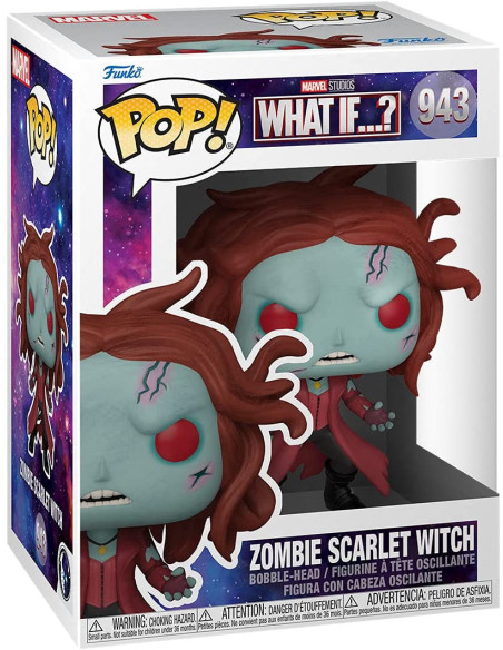 Marvel: Funko Pop! - What If.. ? - Zombie Scarlet Witch (Vinyl Figure 943)