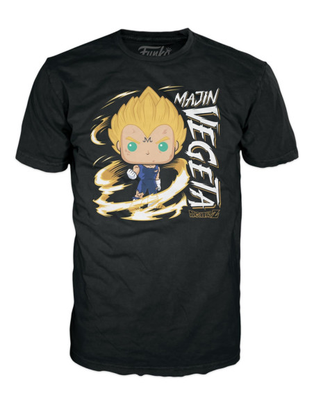 Dragon Ball Z: Funko Pop! and Tee - Majin Vegeta (Tg. XL)