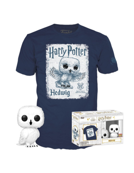 Harry Potter: Funko Pop! and Tee - Hedwig Tg. XL
